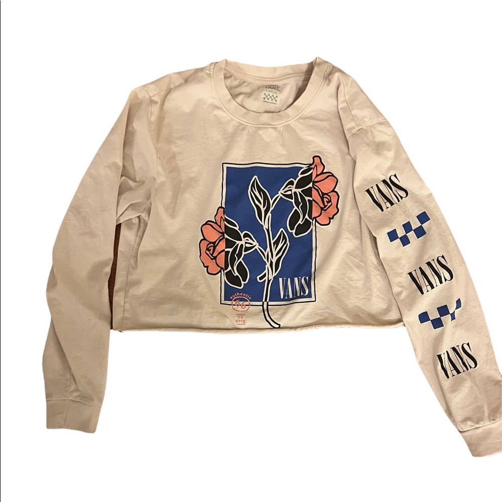 Long sleeve crop top
